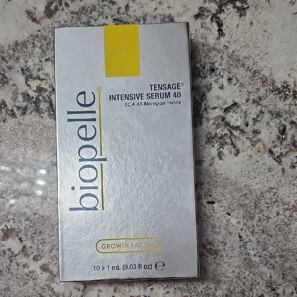 Tensage Intensive Serum 40 - Silver and Yellow 5 Vials ! Not Full Box